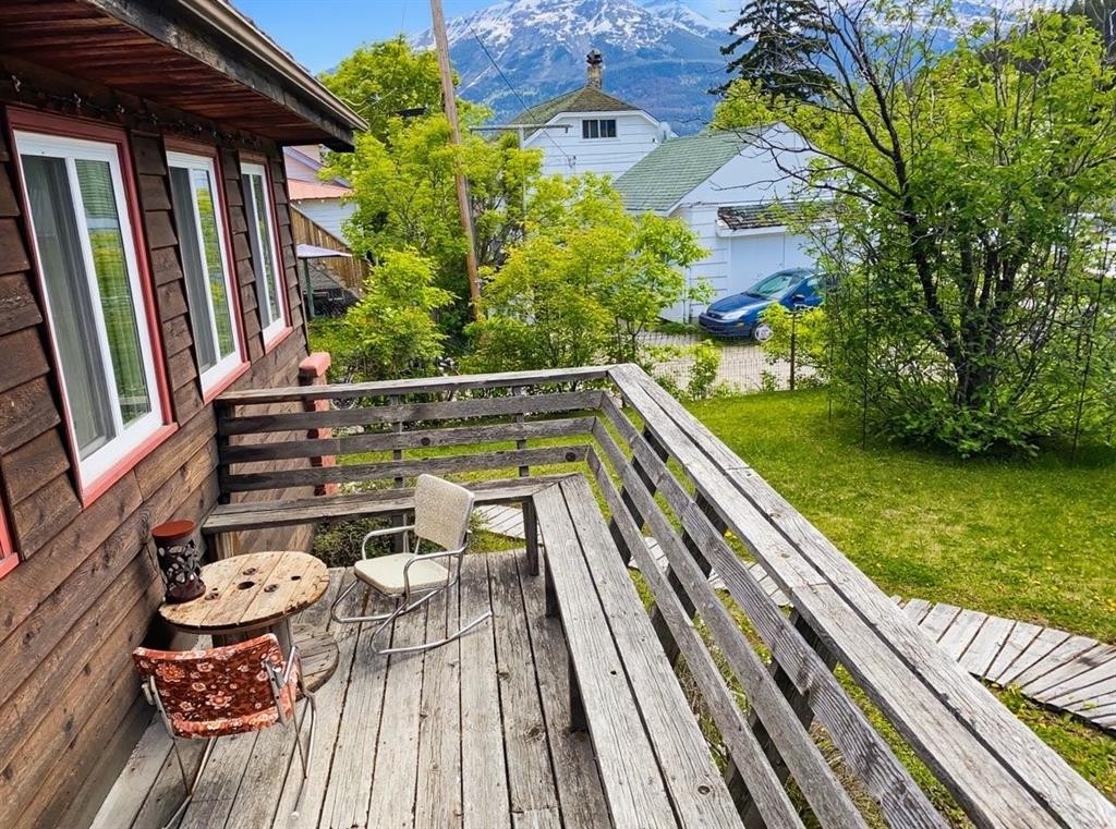 211 Colin Crescent, Jasper, AB - Outdoor With Deck Patio Veranda