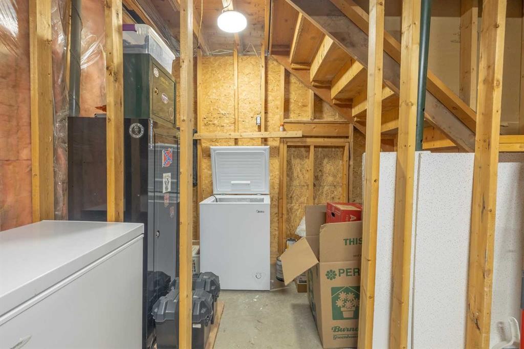 1401 54 Street, Edson, AB - Indoor Photo Showing Basement
