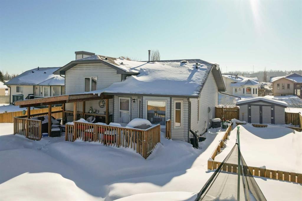 3849 55 Avenue, Whitecourt, AB - Outdoor With Deck Patio Veranda