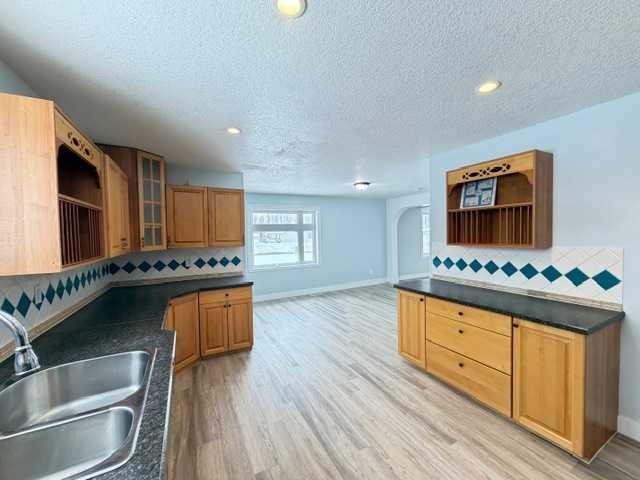4230 Caribou Crescent, Wabasca, AB - Indoor Photo Showing Kitchen With Double Sink