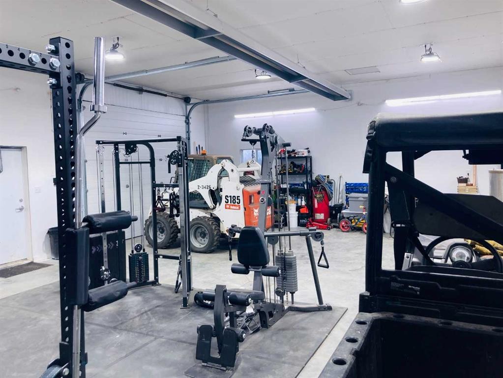 56120 Range Road 93, Mayerthorpe, AB - Indoor Photo Showing Gym Room