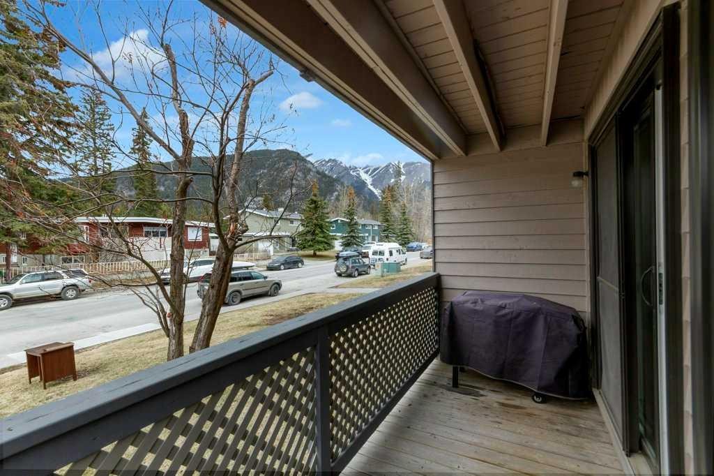 111-414 Squirrel Street, Banff, AB - Outdoor With Deck Patio Veranda With Exterior