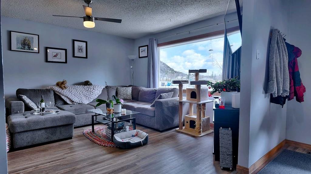 23 Mt Allen Drive, Exshaw, AB - Indoor Photo Showing Living Room