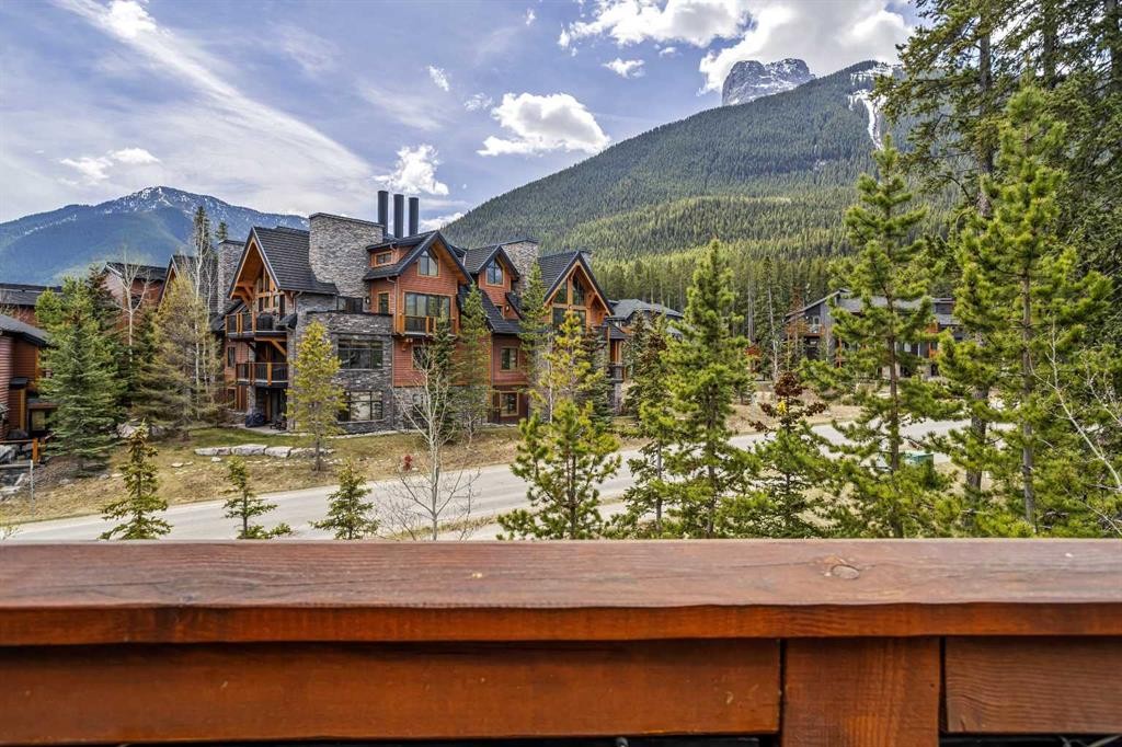 302-2100A Stewart Creek Drive, Canmore, AB - Outdoor With View