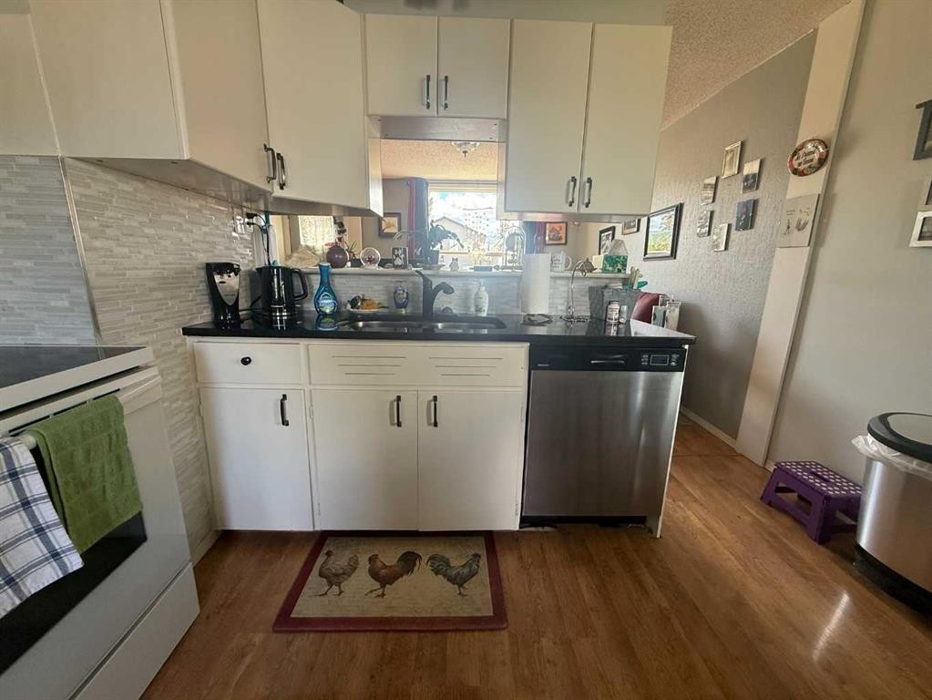 4820 17 Avenue, Edson, AB - Indoor Photo Showing Kitchen With Double Sink