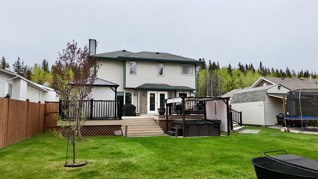 150 Hallam Drive, Hinton, AB - Outdoor With Deck Patio Veranda With Exterior