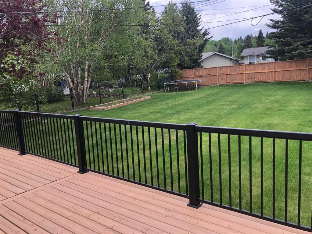 132 Lodgepole Drive, Hinton, AB - Outdoor With Deck Patio Veranda With Backyard