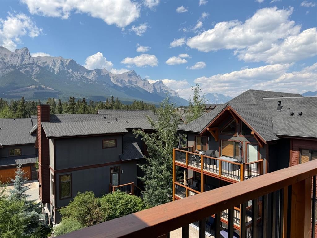 407-707 Spring Creek Drive, Canmore, AB - Outdoor With Balcony With View