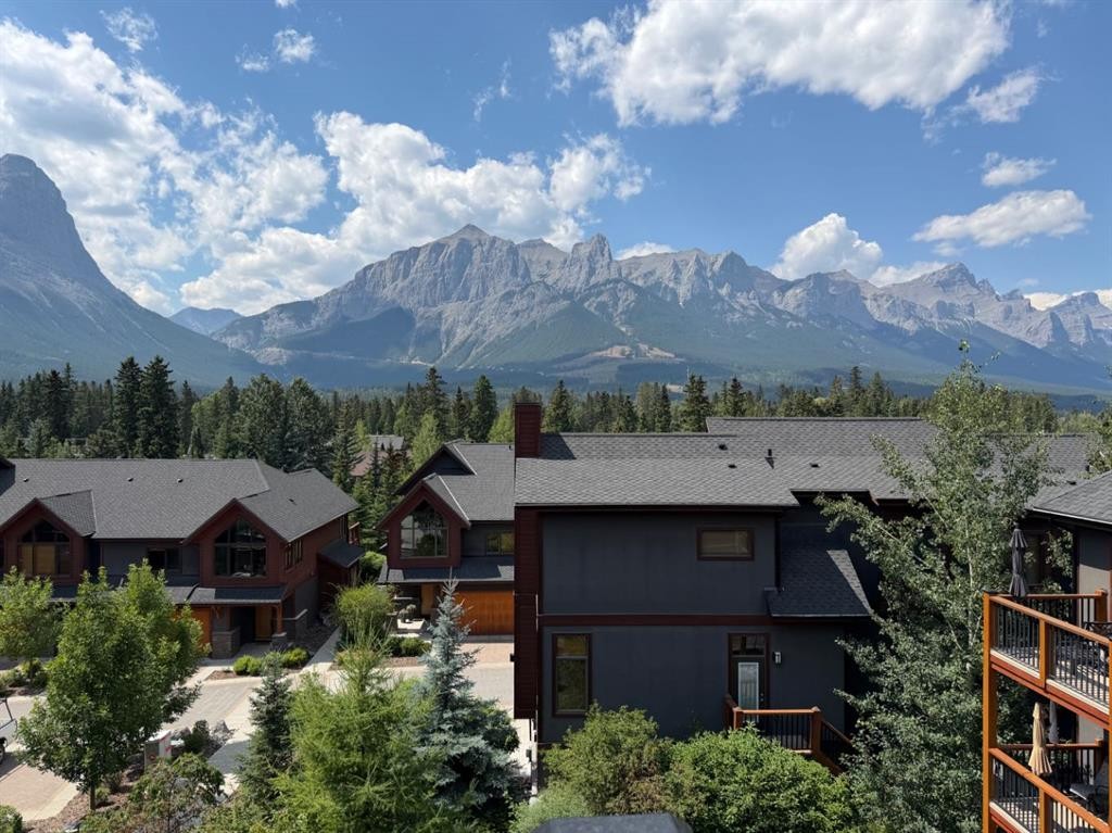 407-707 Spring Creek Drive, Canmore, AB - Outdoor With Balcony With View