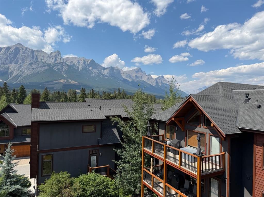 407-707 Spring Creek Drive, Canmore, AB - Outdoor With Balcony With View
