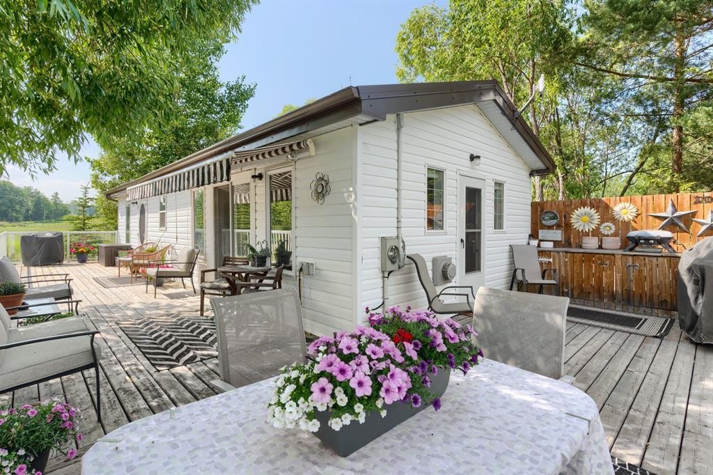 816 Baptiste Drive, West Baptiste, AB - Outdoor With Deck Patio Veranda With Exterior