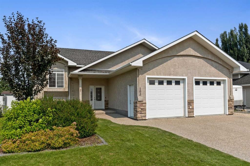 102 Poplar Drive, Whitecourt, AB - Outdoor With Facade