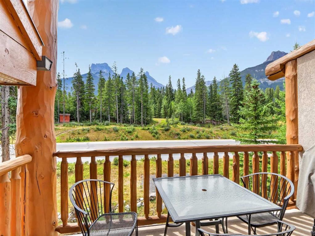 307-155 Crossbow Place, Canmore, AB - Outdoor With Deck Patio Veranda