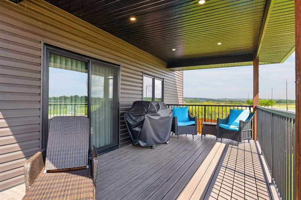 55 Riverdale Bend, Whitecourt, AB - Outdoor With Deck Patio Veranda With Exterior