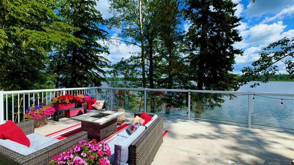 30 Carlson Drive, Goose Lake, AB - Outdoor With Body Of Water With Deck Patio Veranda