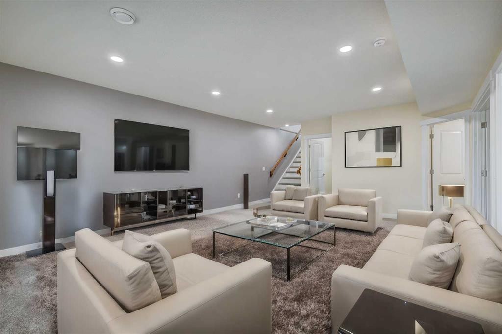 22 Garden Way, Drumheller, AB - Indoor Photo Showing Living Room With Fireplace