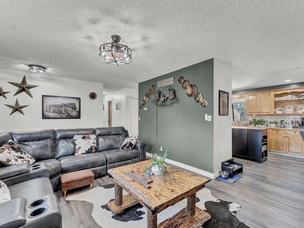 517 Tulip Street, Rosemary, AB - Indoor Photo Showing Living Room