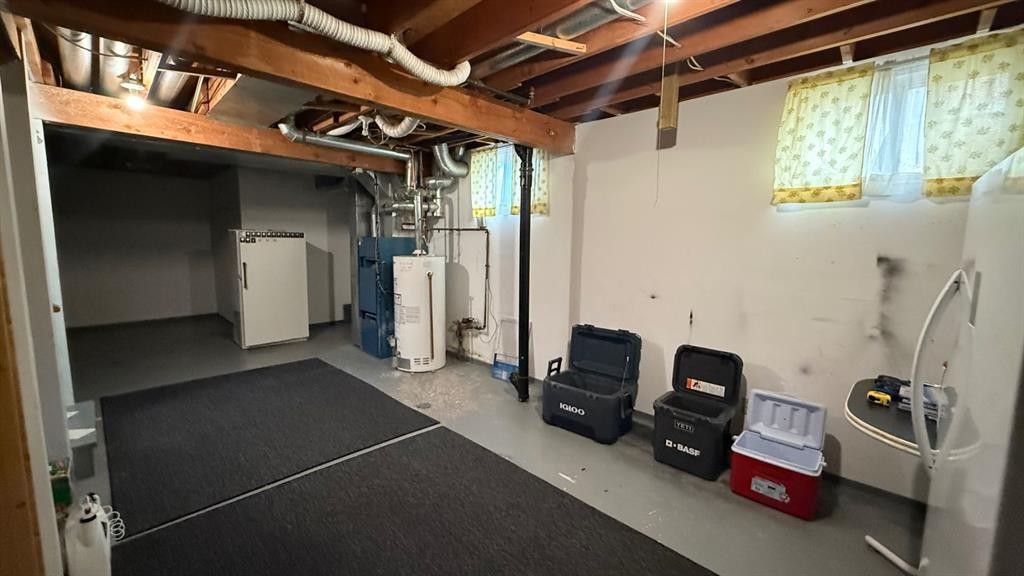 109 Winkler Drive, Hanna, AB - Indoor Photo Showing Basement