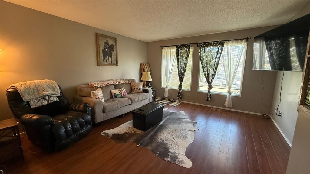 109 Winkler Drive, Hanna, AB - Indoor Photo Showing Living Room