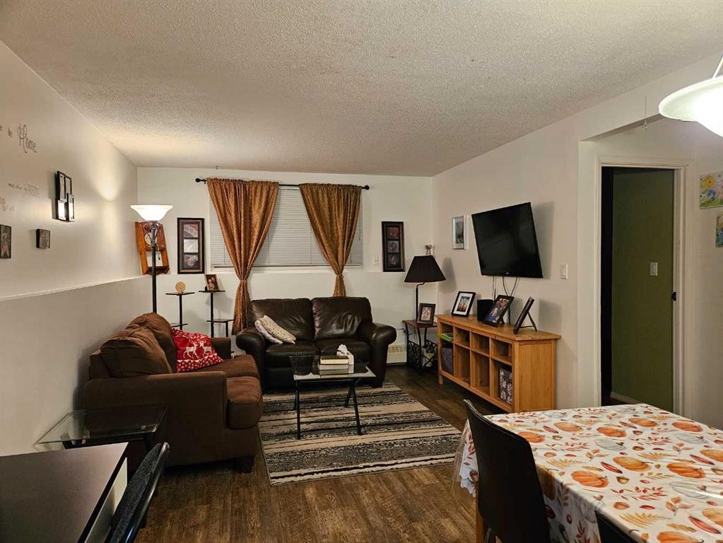 102-6108 53 Street, Olds, AB - Indoor Photo Showing Living Room