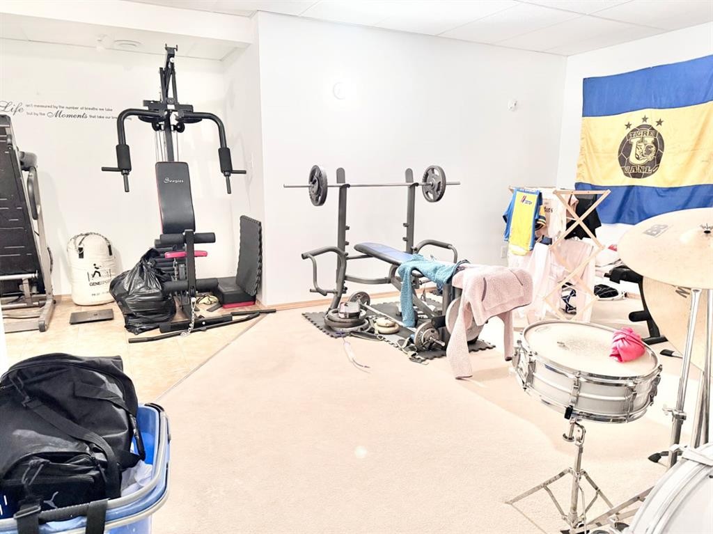 5 Garrow Crescent East, Brooks, AB - Indoor Photo Showing Gym Room
