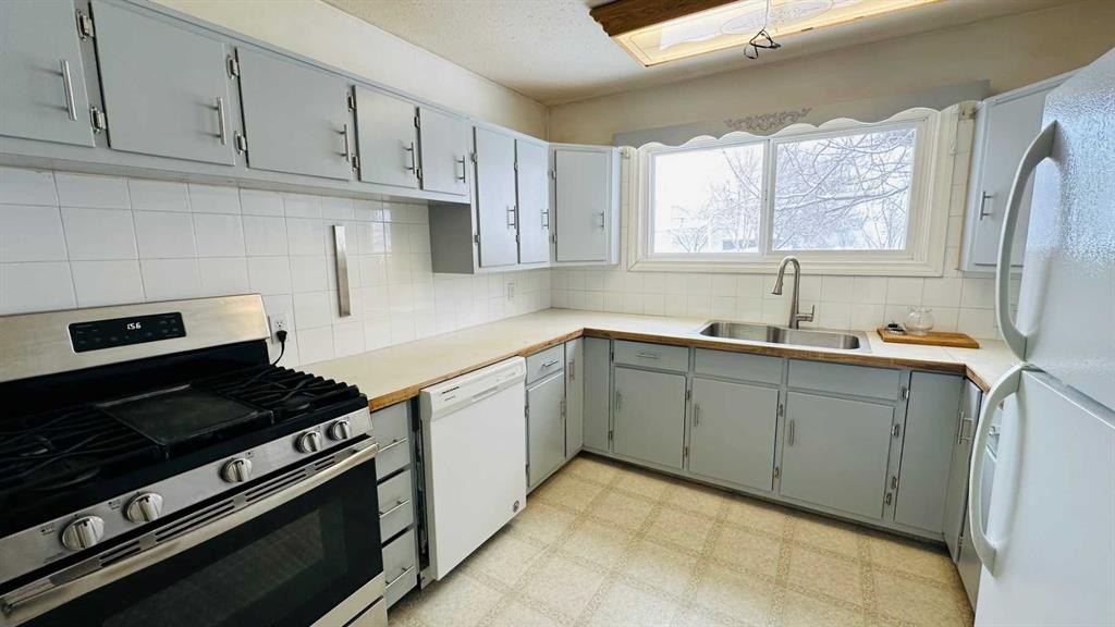 1133 300 Newcastle Place, Drumheller, AB - Indoor Photo Showing Kitchen