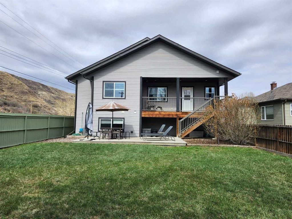 102 9 Street, Drumheller, AB - Outdoor With Deck Patio Veranda