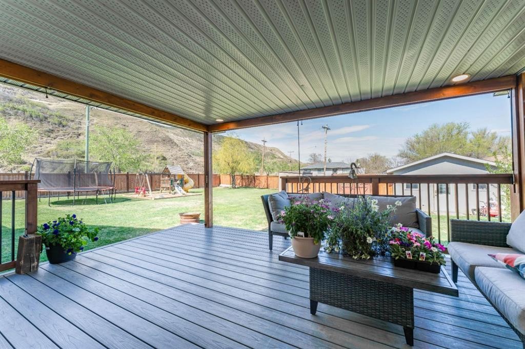 115 9 Street, Drumheller, AB - Outdoor With Deck Patio Veranda With Exterior