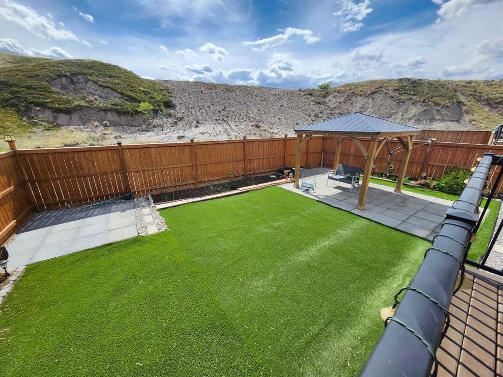 153 10 Avenue, Drumheller, AB - Outdoor With Deck Patio Veranda With Backyard