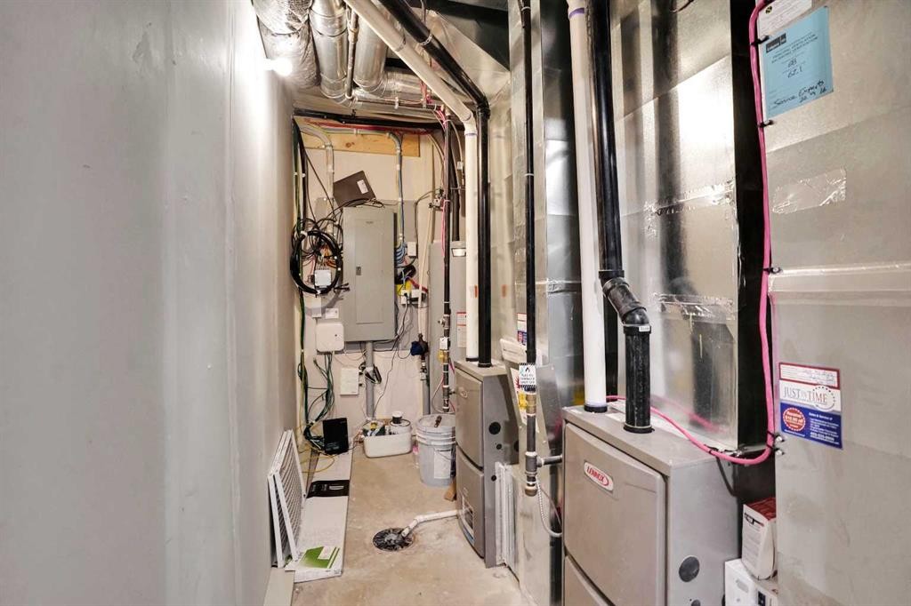 44 Seton Villas Se, Calgary, AB - Indoor Photo Showing Basement