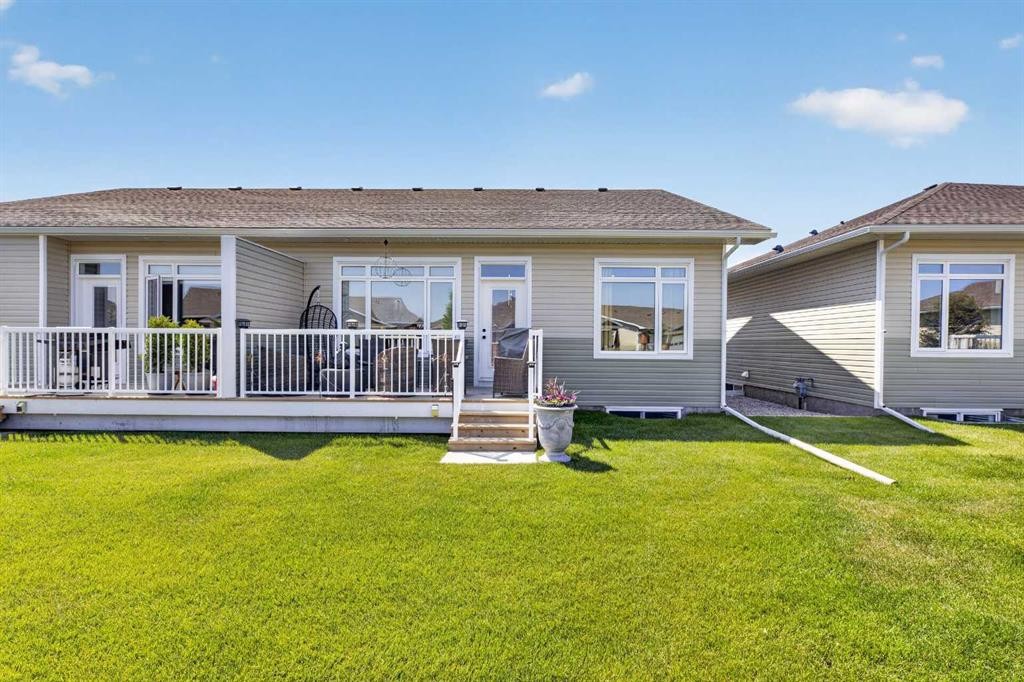 1109 Cornerstone Crescent, Olds, AB - Outdoor With Deck Patio Veranda