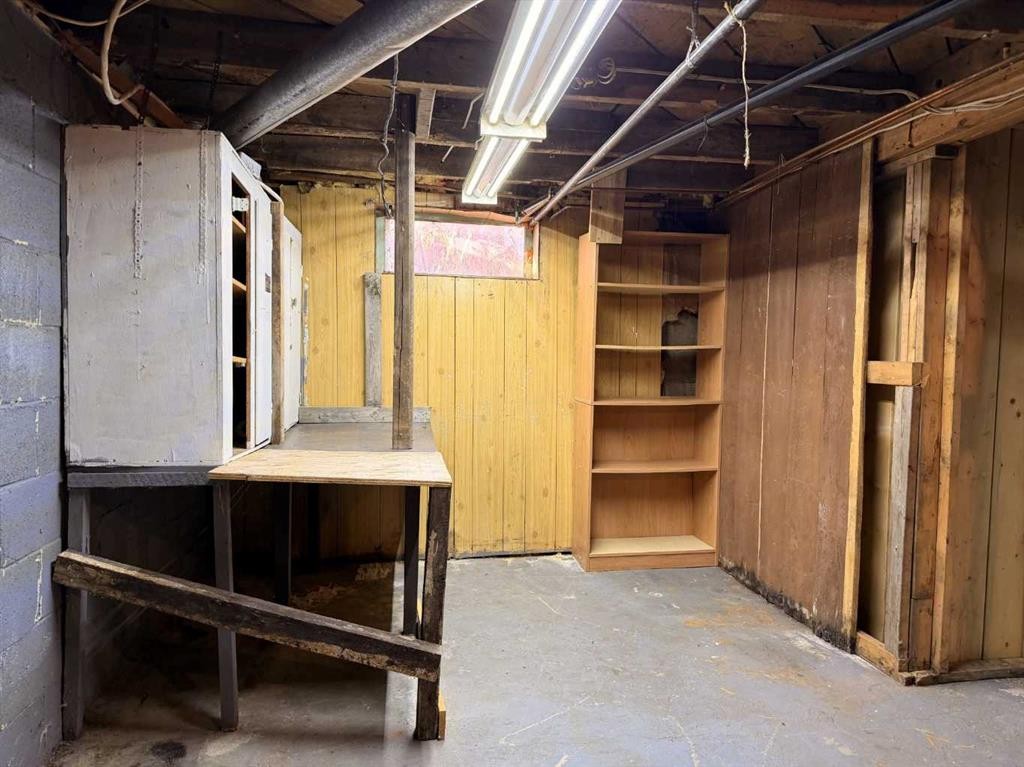 237 Hazel Street, Metiskow, AB - Indoor Photo Showing Basement