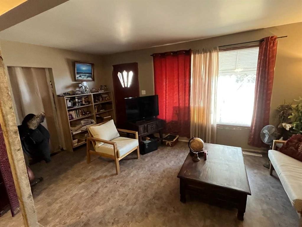 5127 52 Street, Mannville, AB - Indoor Photo Showing Living Room