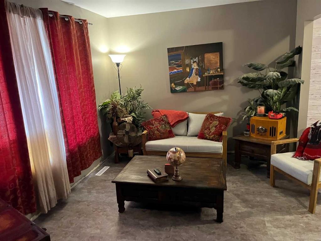 5127 52 Street, Mannville, AB - Indoor Photo Showing Living Room
