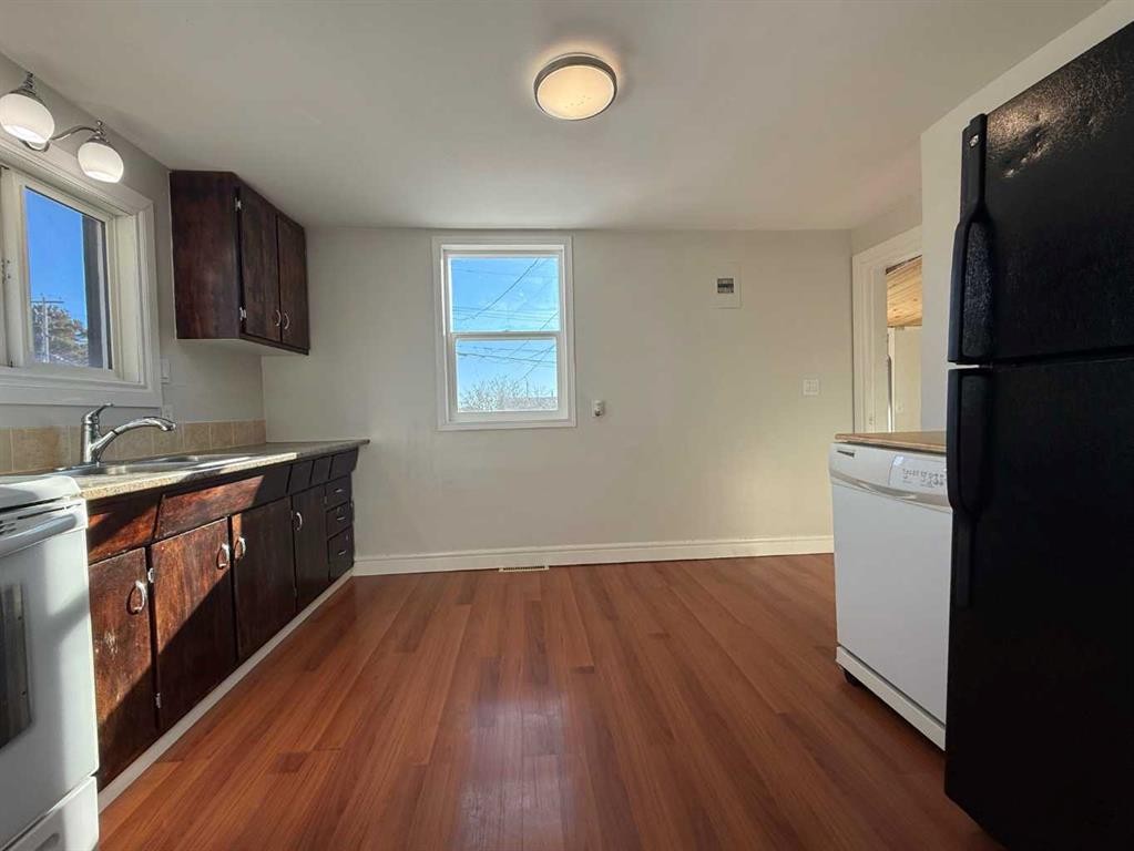 1045 17 Avenue, Wainwright, AB - Indoor Photo Showing Kitchen With Double Sink