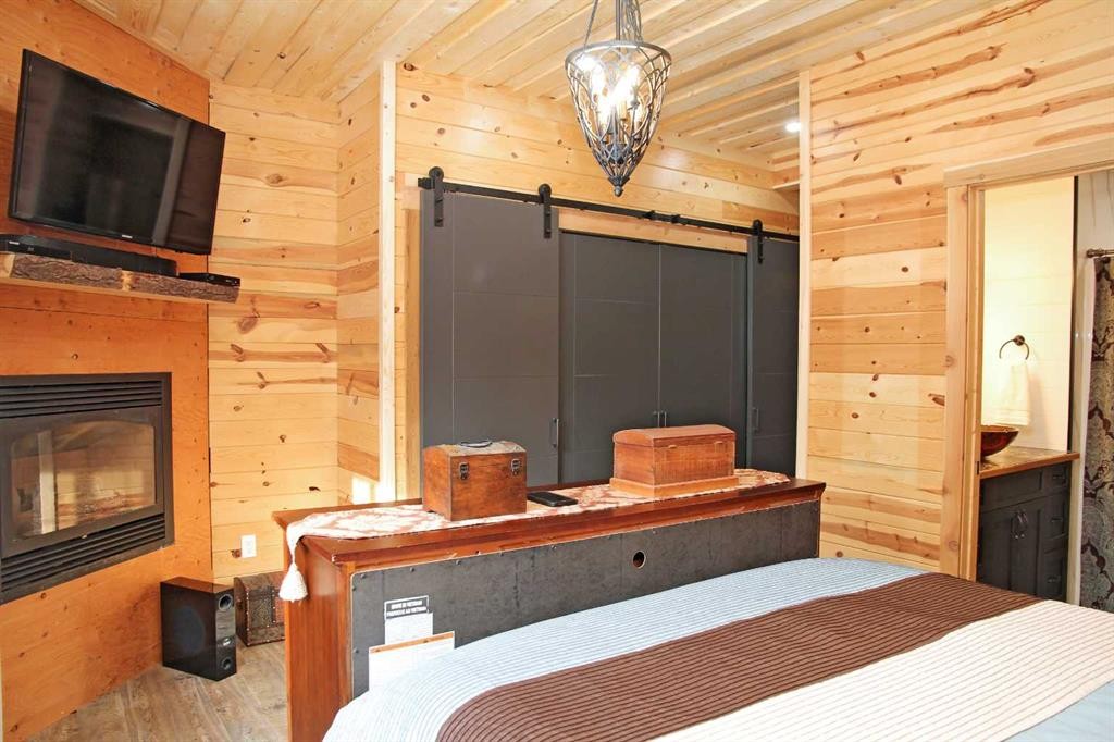 1028 Birch Place, Turtle Lake, SK - Indoor With Fireplace