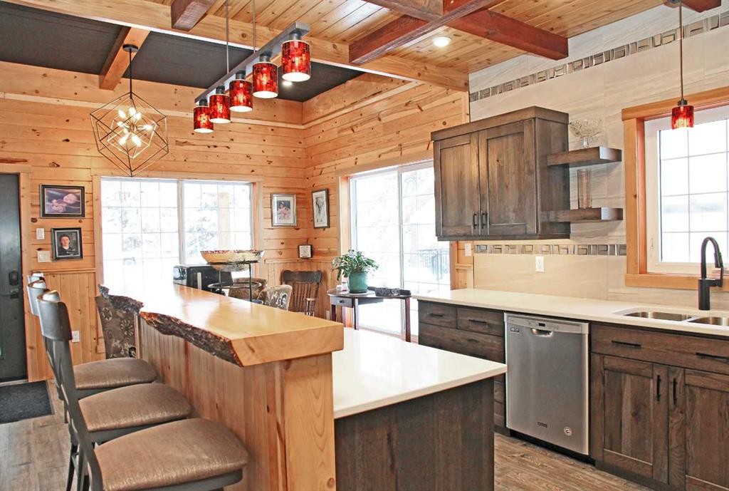 1028 Birch Place, Turtle Lake, SK - Indoor Photo Showing Kitchen With Double Sink