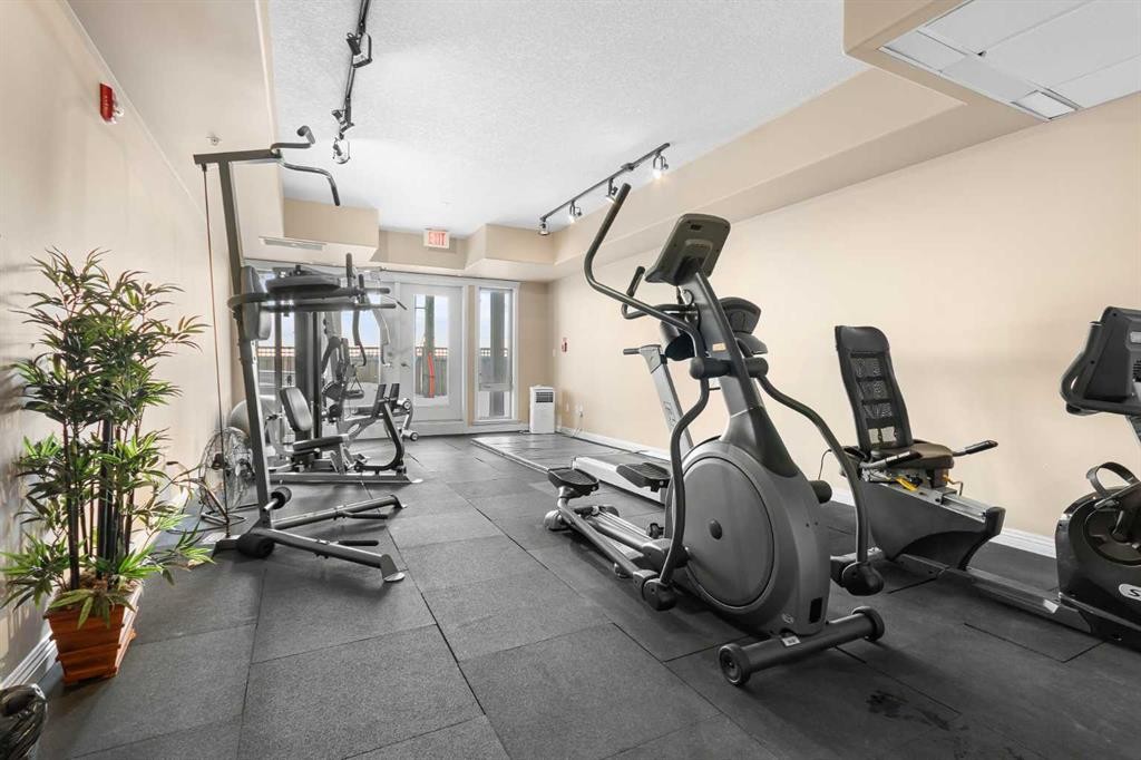 319-4102 69 Avenue, Lloydminster, AB - Indoor Photo Showing Gym Room