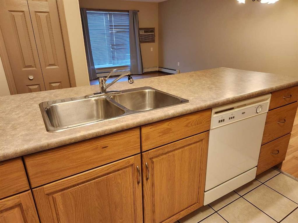 102A-6608 42, Lloydminster, AB - Indoor Photo Showing Kitchen With Double Sink