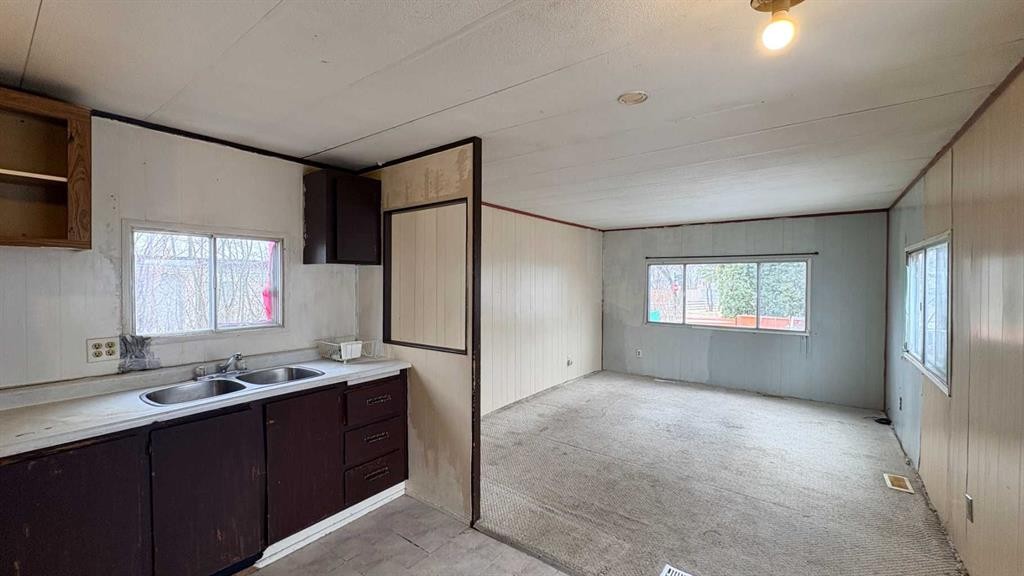 1514 7 Avenue, Wainwright, AB - Indoor Photo Showing Kitchen With Double Sink