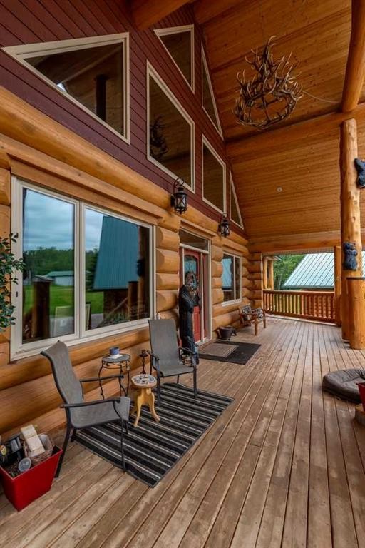 62407 Range Road 431, Ardmore, AB - Outdoor With Deck Patio Veranda With Exterior