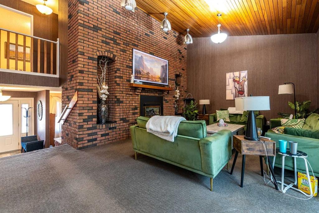 3003 51B Avenue, Lloydminster, AB - Indoor With Fireplace