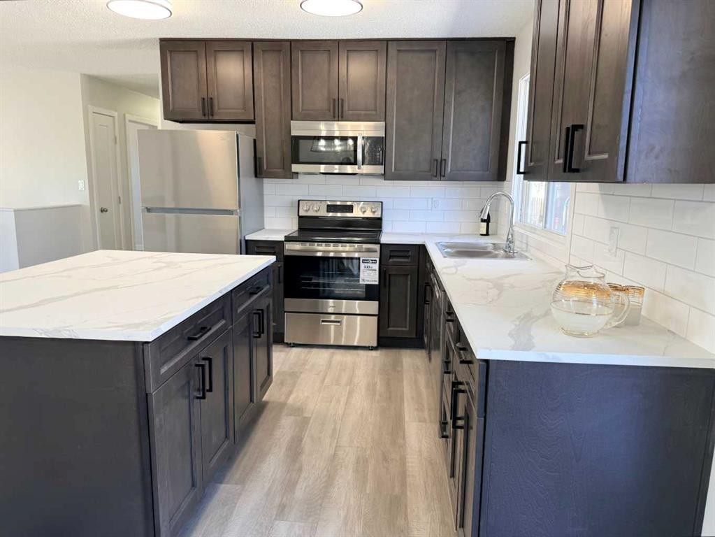 318 5 Avenue, Wainwright, AB - Indoor Photo Showing Kitchen With Upgraded Kitchen