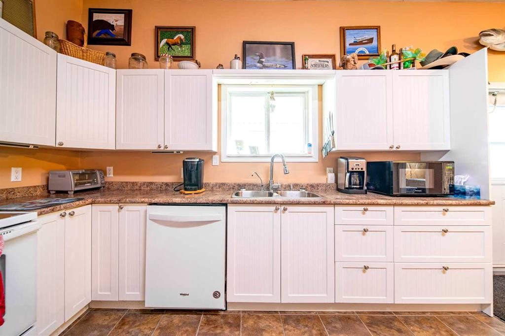 4608 51 Avenue, Czar, AB - Indoor Photo Showing Kitchen With Double Sink