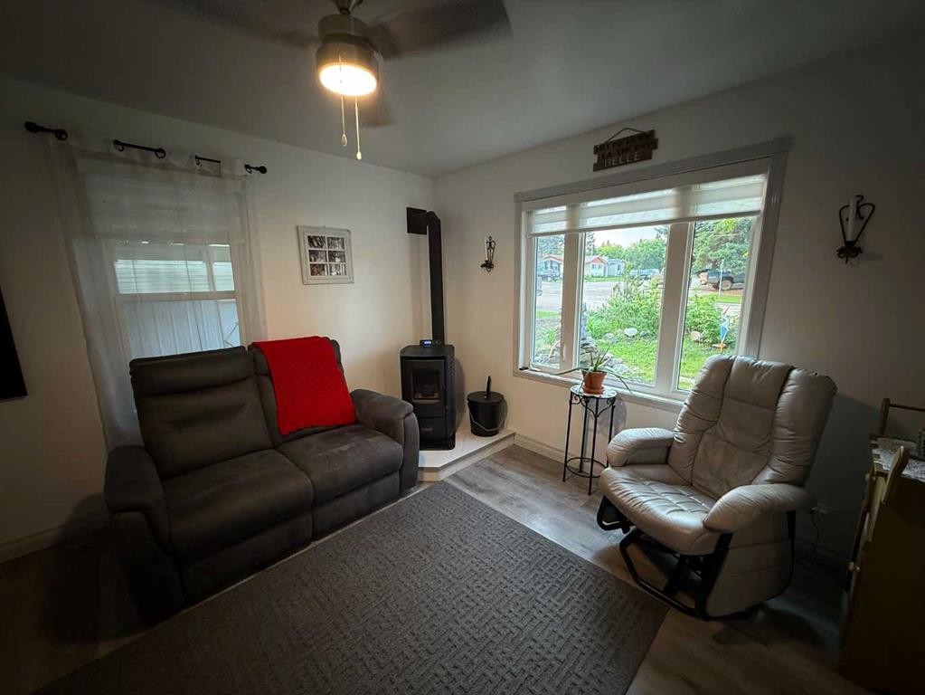 4703 47 Avenue, Myrnam, AB - Indoor Photo Showing Living Room