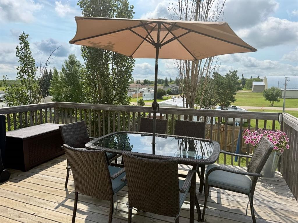4905 5 Avenue, Chauvin, AB - Outdoor With Deck Patio Veranda With Exterior