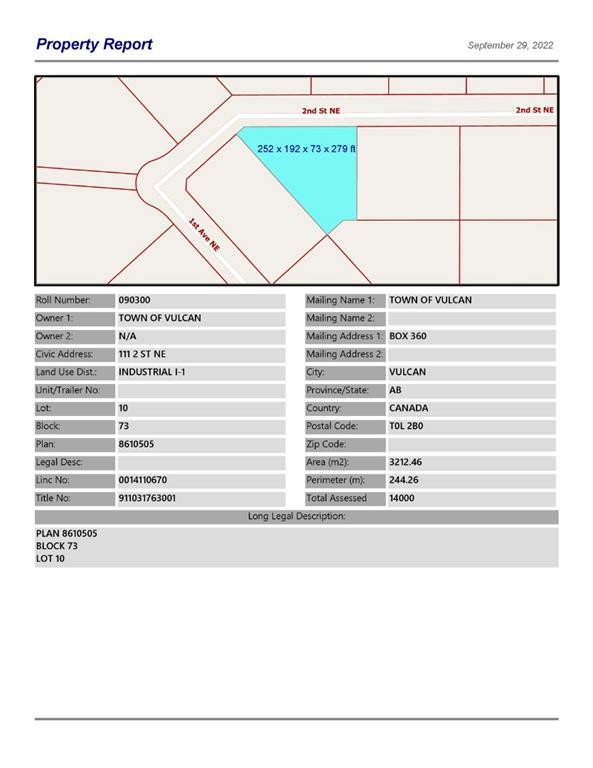 111 2 Street Ne, Vulcan, AB