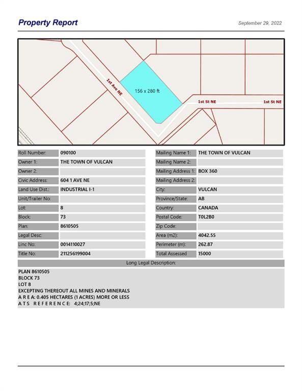 604 1 Avenue Ne, Vulcan, AB