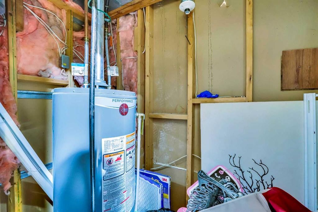 190 Whitefield Drive Ne, Calgary, AB - Indoor Photo Showing Basement