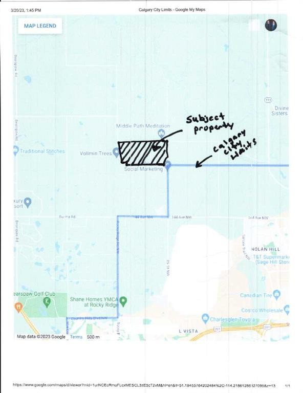 W-5 R-2, T- 26 ,S-9 Q-Se & Sw Range Road 24 Road Nw, Rural Rocky View County, AB